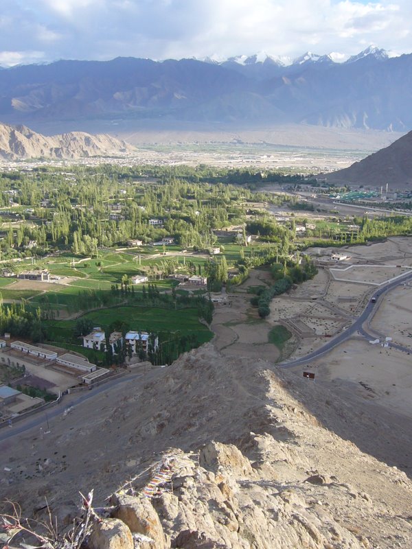 Leh seen from the Stupa